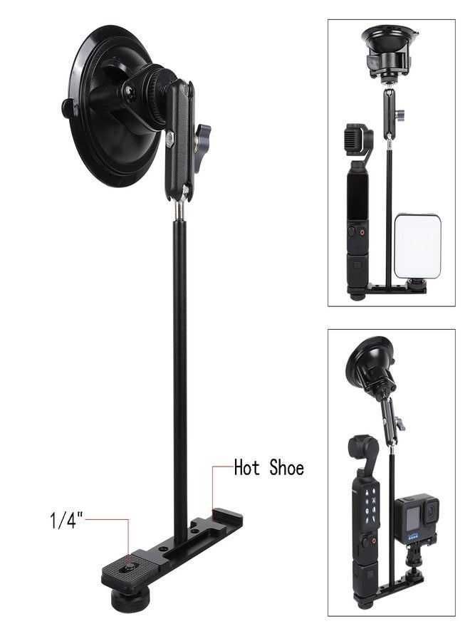 Leenconghui Suction Cup Mount for DJI Osmo Pocket 3, Car Windshield Window Vehicle Camera Holder Compatible with DJI Pocket 3 Accessories - Image 2